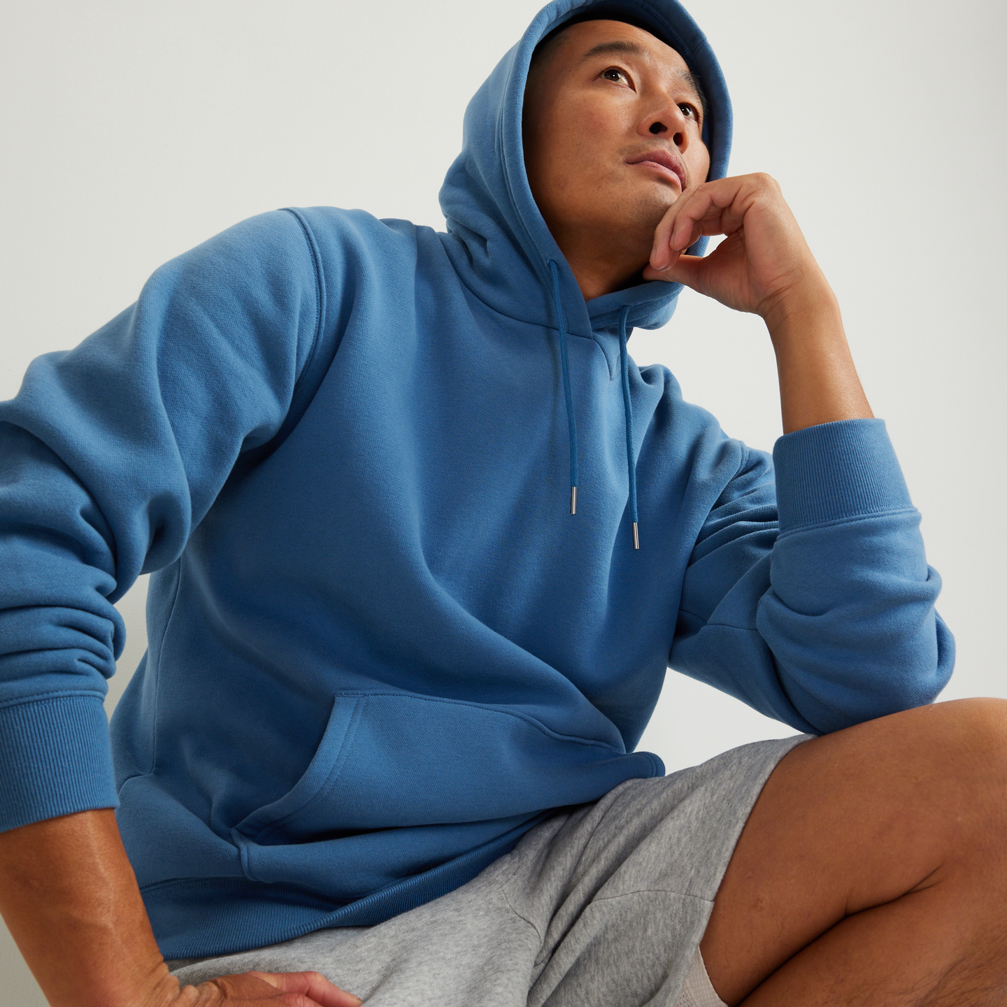 Men's Vintage Soft Pullover Hoodie-Tile Blue-Regular-T2