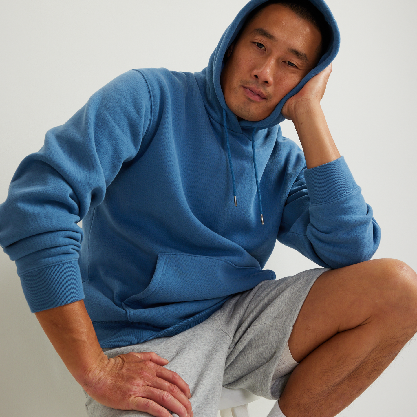 Men's Vintage Soft Pullover Hoodie-Tile Blue-Regular-T3