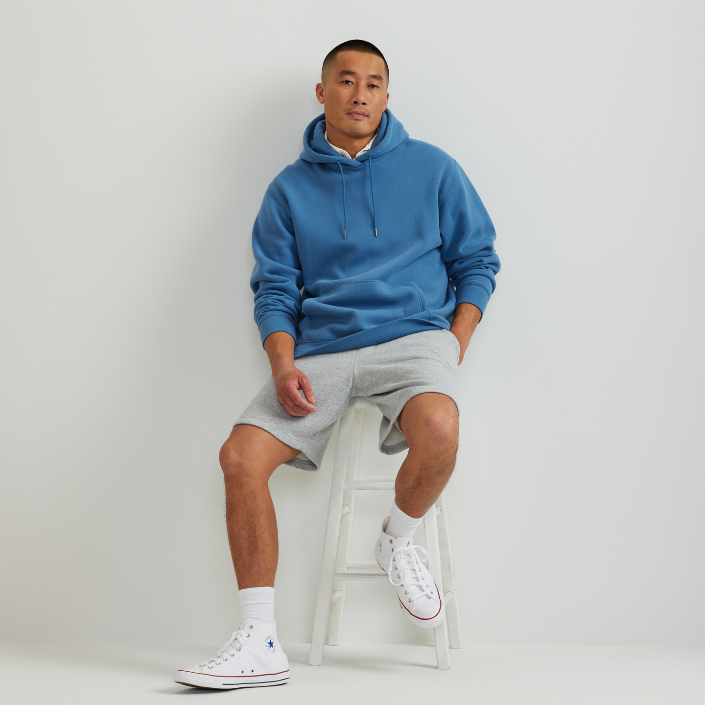 Men's Vintage Soft Pullover Hoodie-Tile Blue-Regular-T7