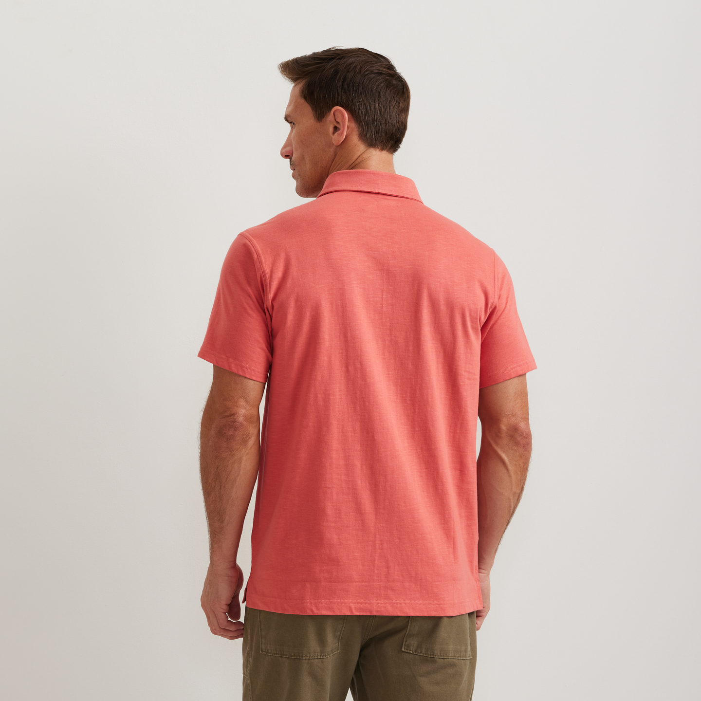 Men's New Baja Polo Shirt-Tangelo-Regular-F1
