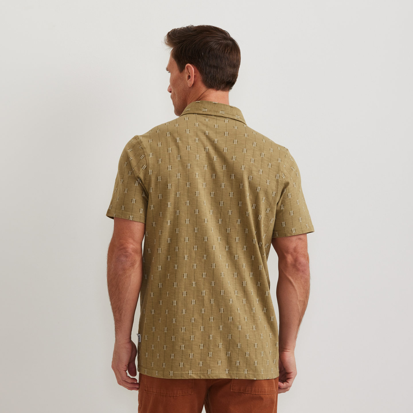 Men's New Baja Button-Up Shirt-Dk Fatigue-Regular-F1