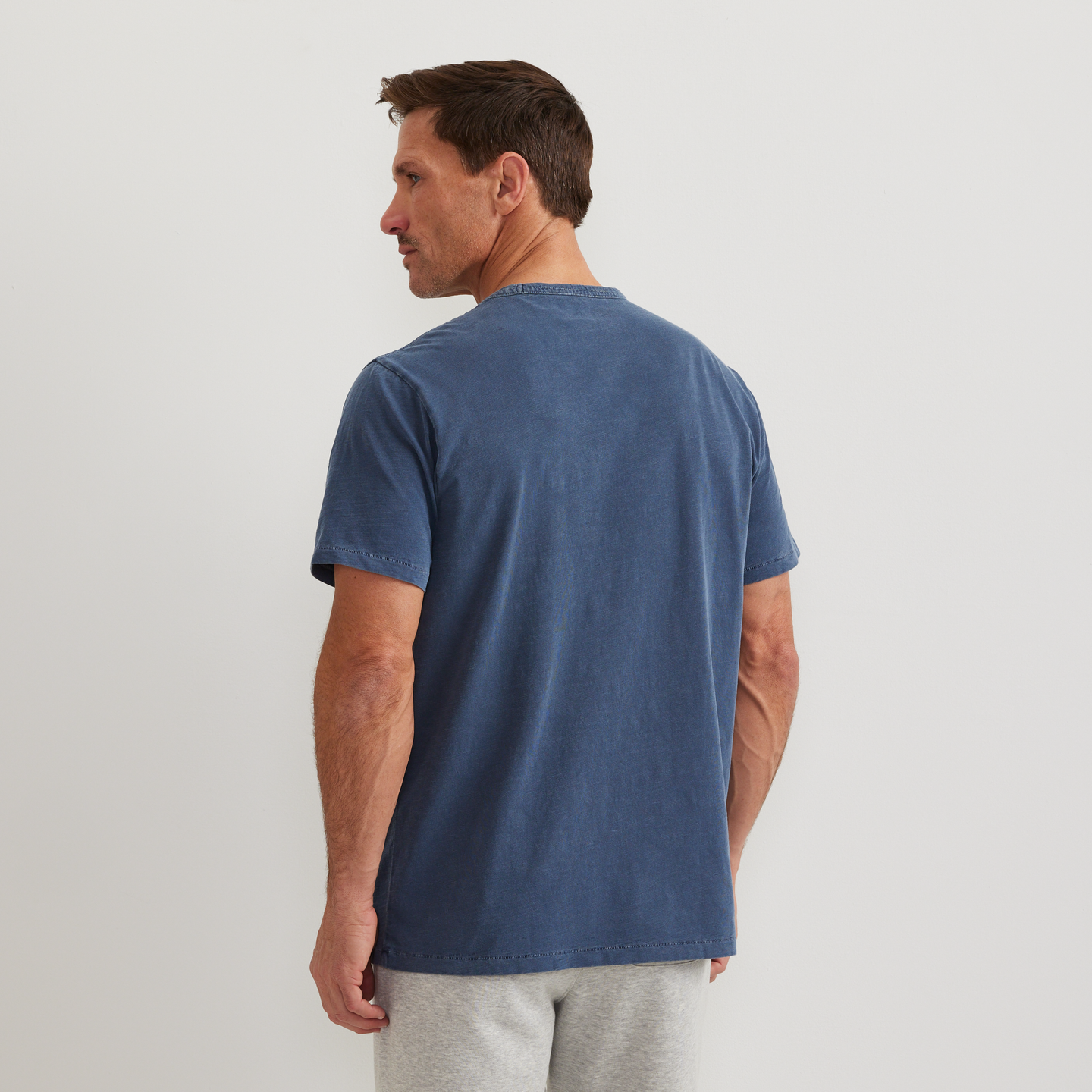 Men's Sunwashed Cotton T-Shirt-Dusk-Regular-F1