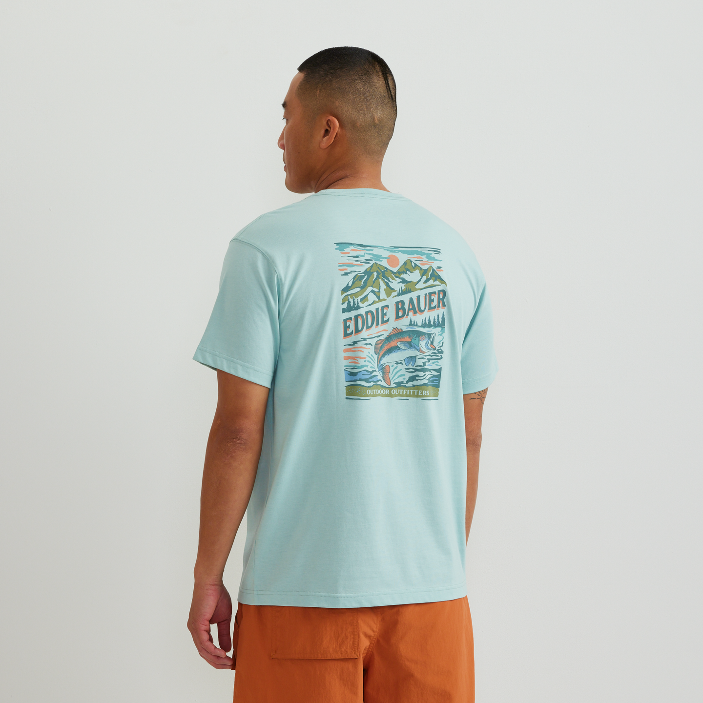 Men's EB Fish Outdoors-Aquamarine-Regular-F1
