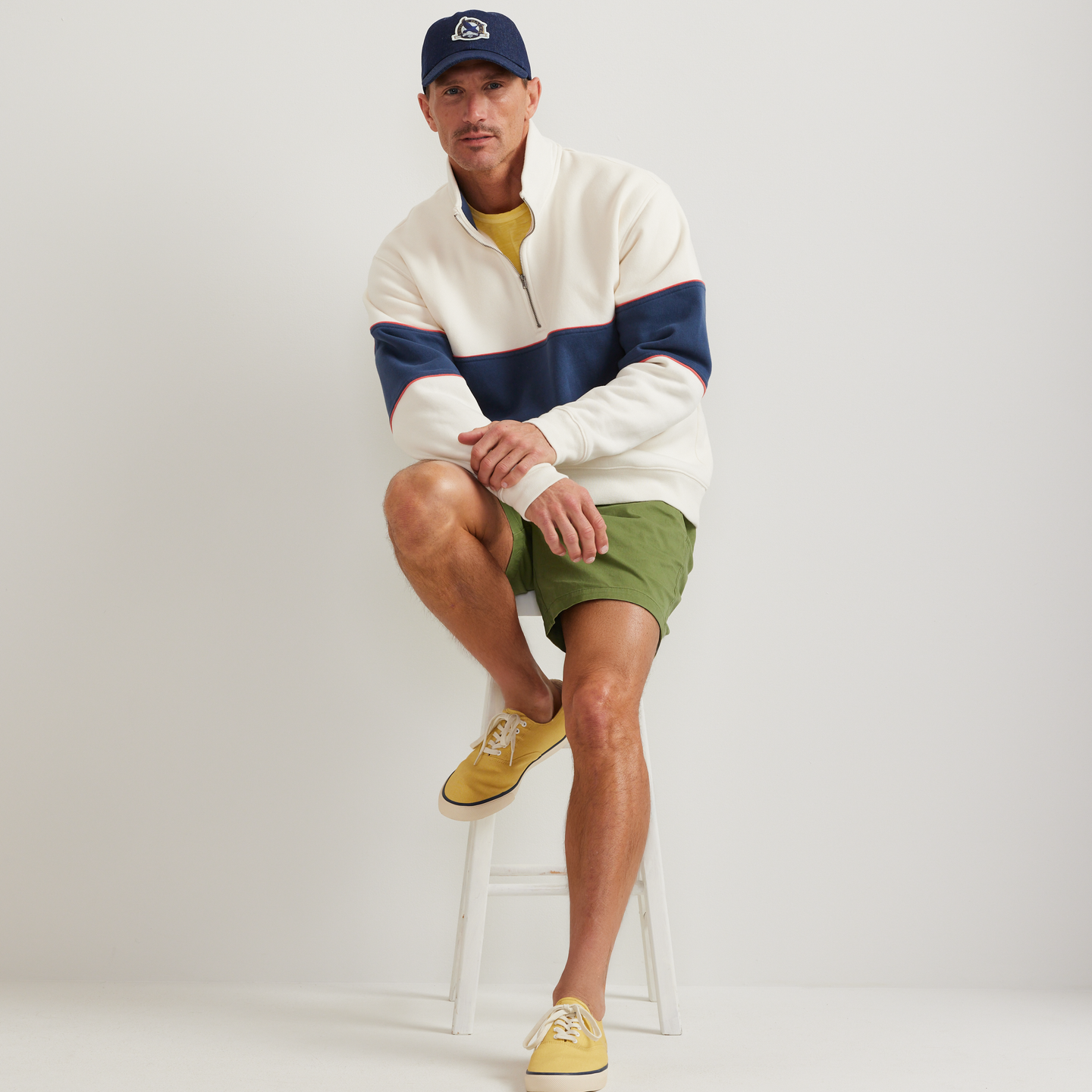 Eddie Bauer Men's The Vintage Soft Qz Stripe Eddie Bauer Men's The Vintage Soft Qz Stripe