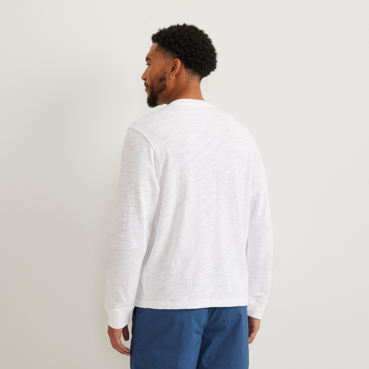 Men's Slub Jersey Henley-White-Regular-F1