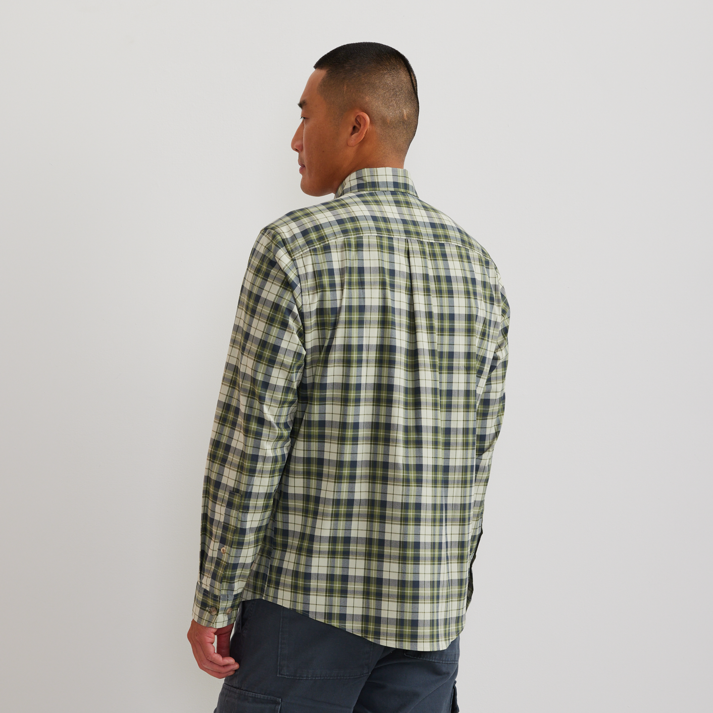 Men's Voyager Flex Long-Sleeve Shirt-Honeydew-Regular-F1