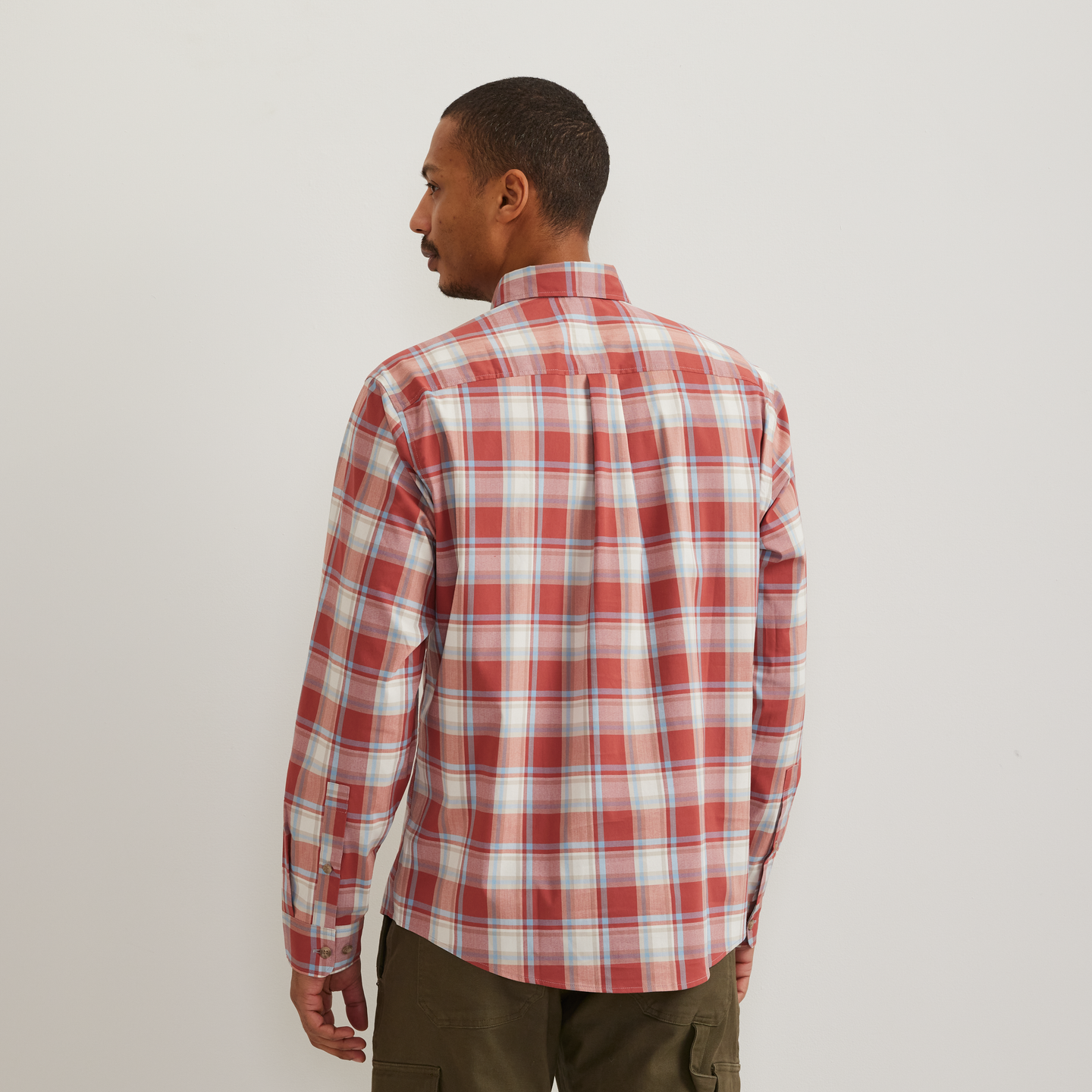 Men's Voyager Flex Long-Sleeve Shirt-Tangelo-Regular-F1