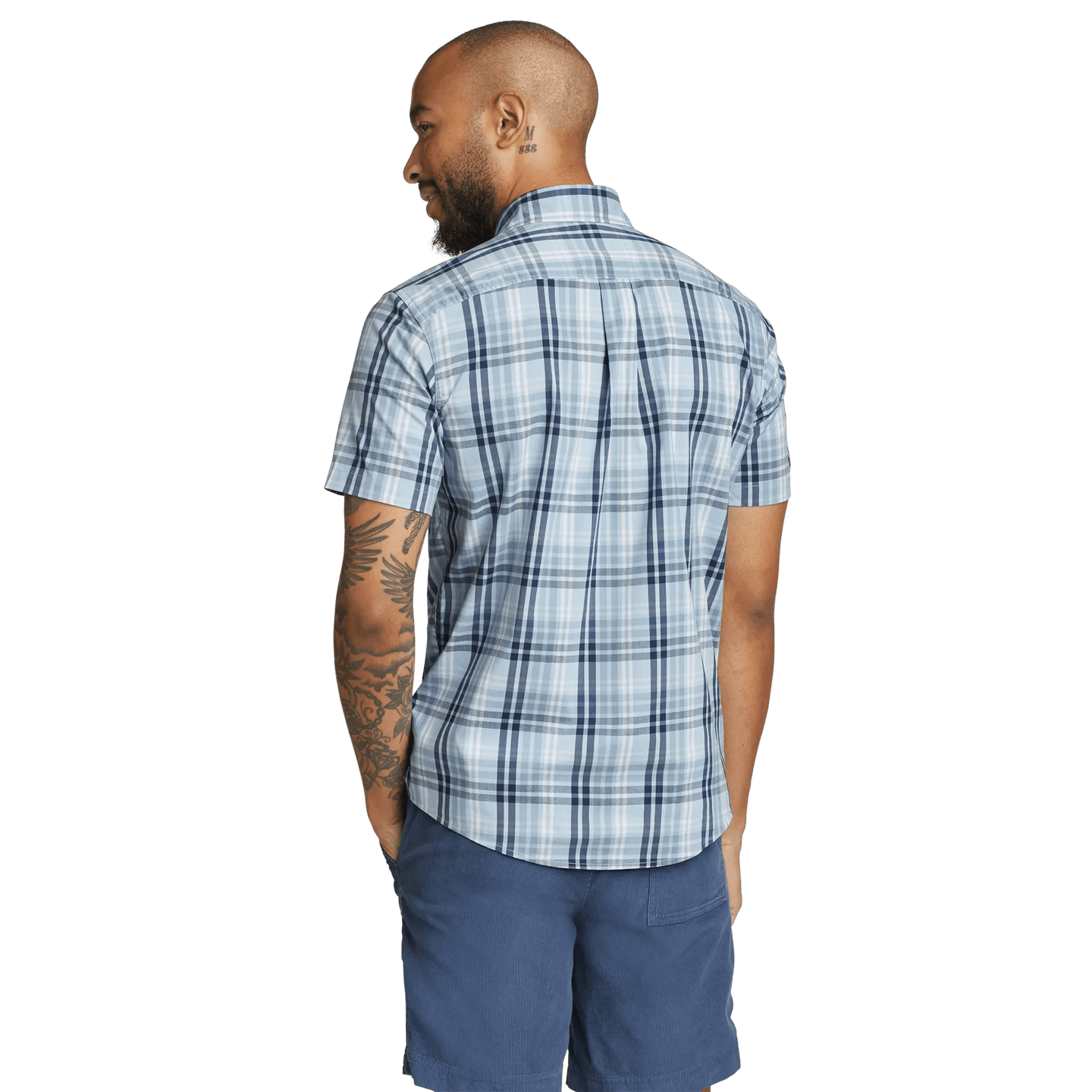 Men's Voyager Flex Short Sleeve Shirt Slate Blue Regular 2