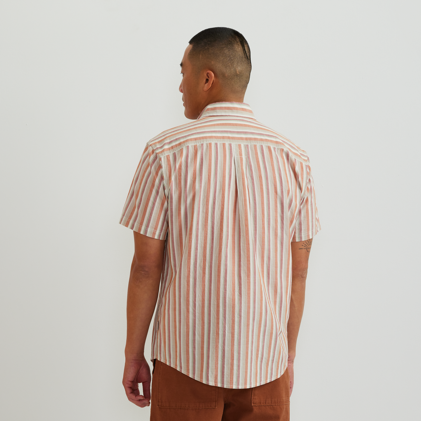 Men's SS Baja Shirt-Paprika-Regular-F1