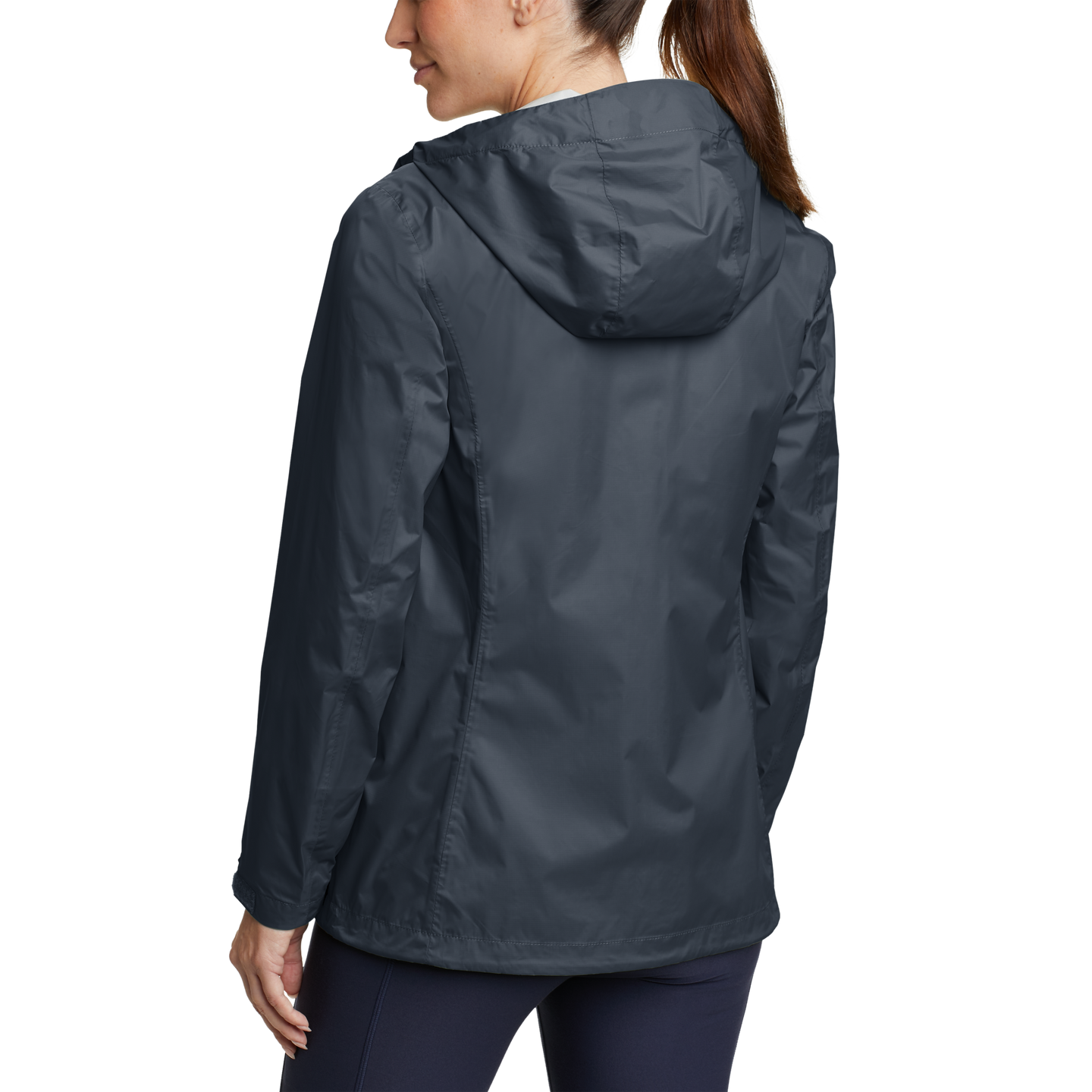 Women's RipPac® Pro Waterproof Hooded Rain Jacket-Storm-Regular-24