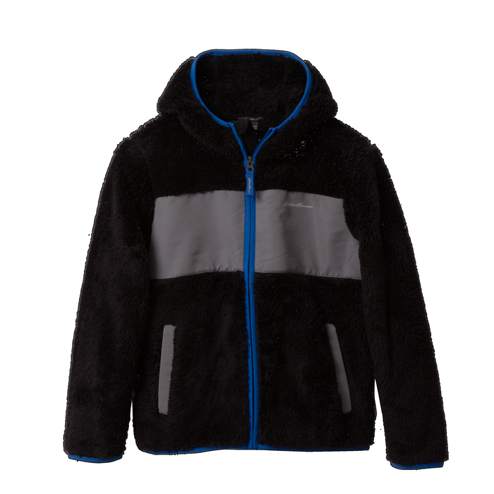 Boys Quest Fleece Plush Hooded Jacket