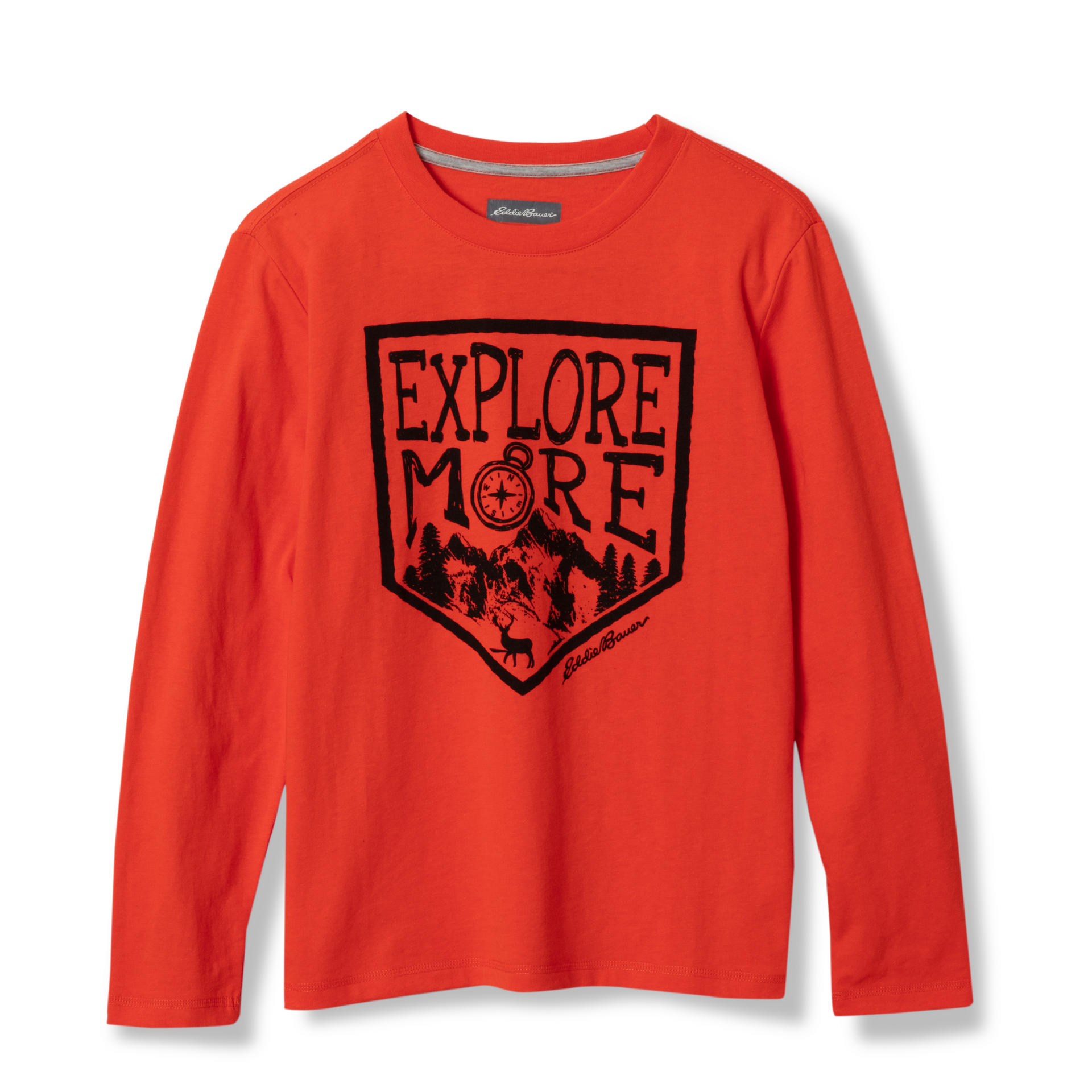 Eddie Bauer Kids Boys Graphic Long-Sleeve T-Shirt