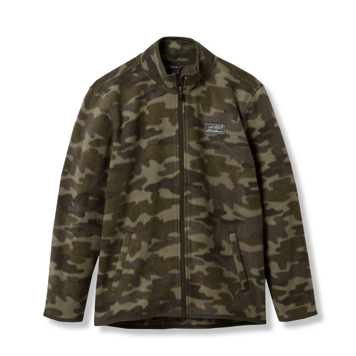Boys Quest Fleece Full-Zip - Camo