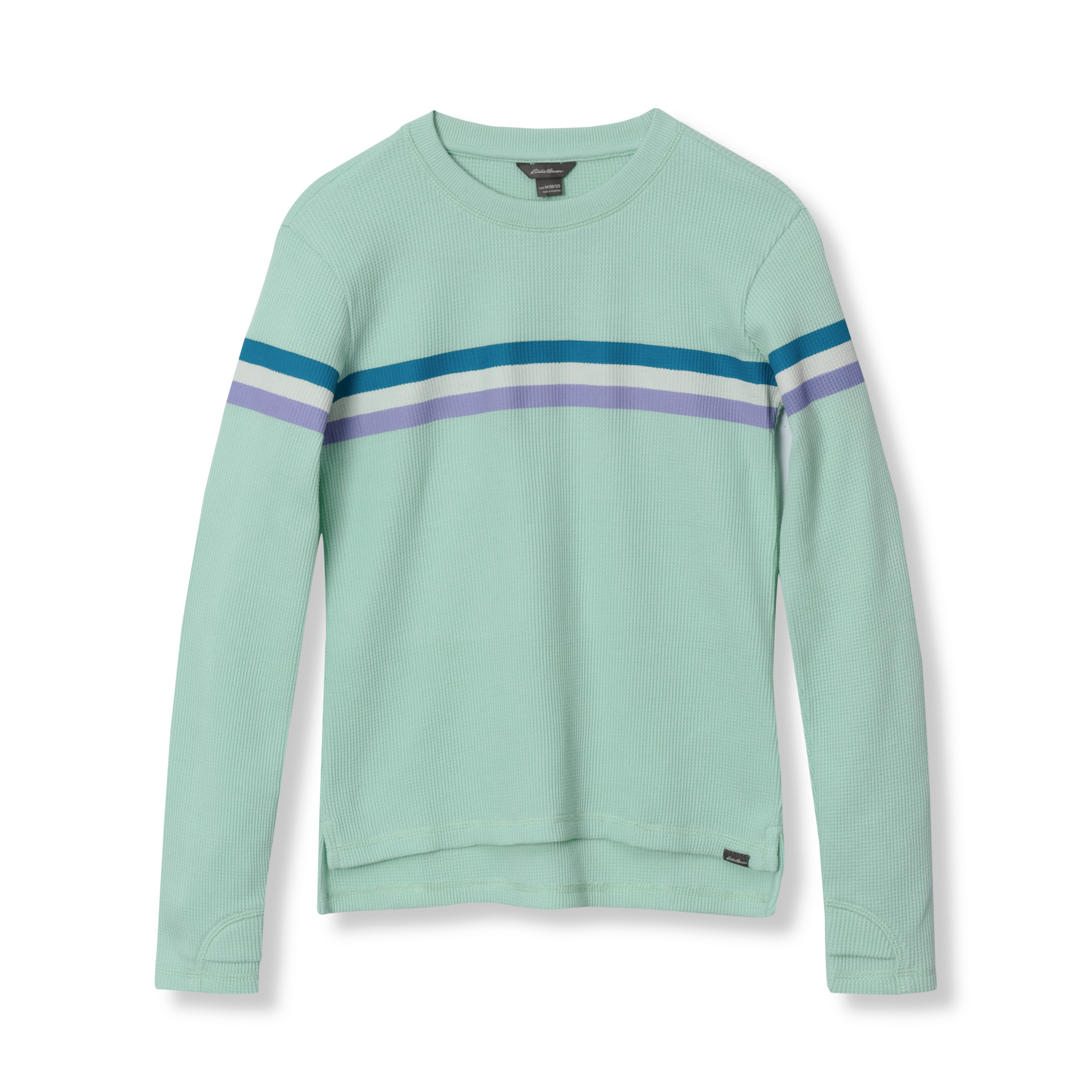 Eddie Bauer Kids Girls Myriad Thermal Stripe Long-Sleeve T-Shirt