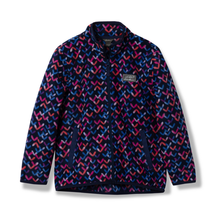 Girls Quest Fleece Full Zip Jacket - Print