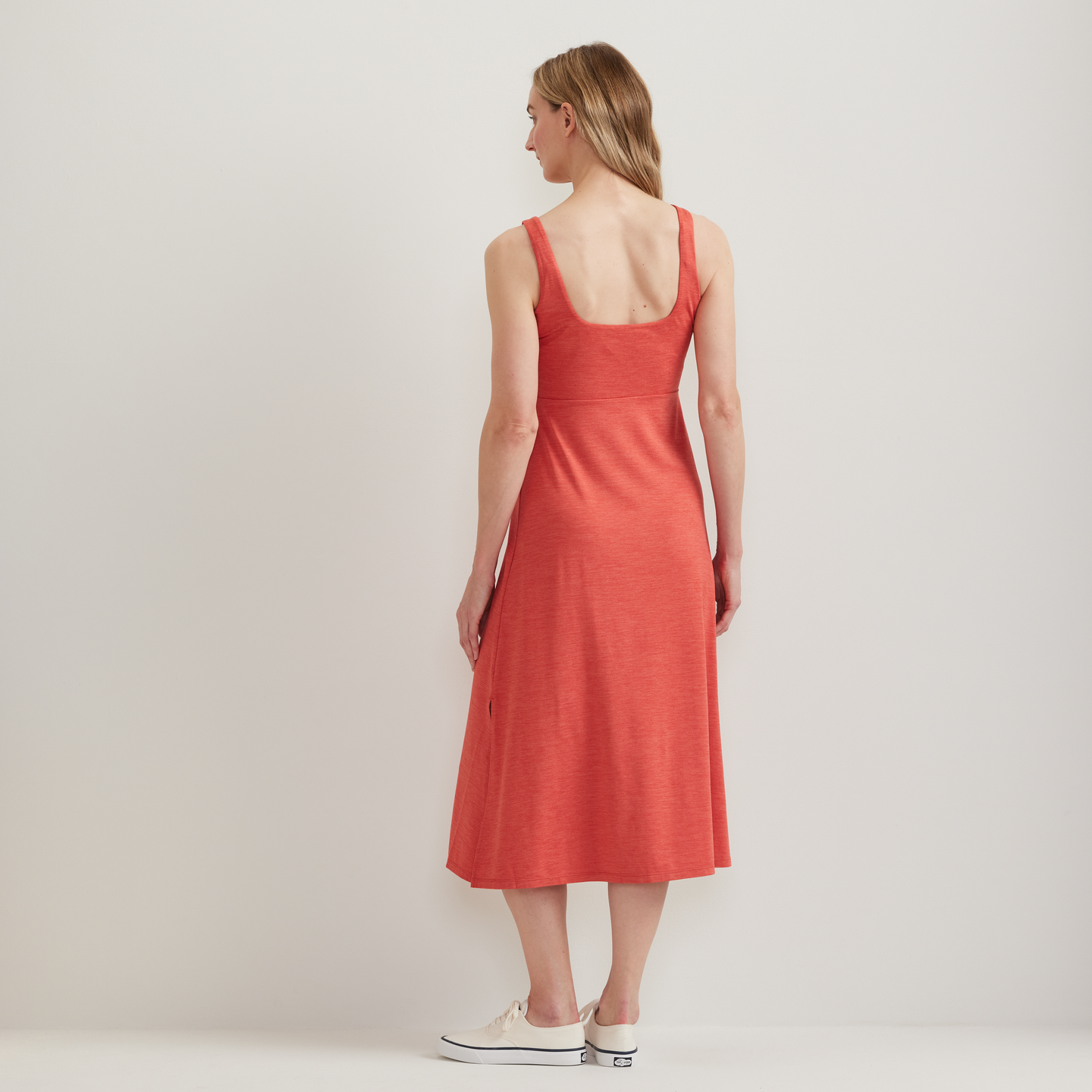 Women's Sightseer Knit Sl Dress-Tangelo-Regular-F1