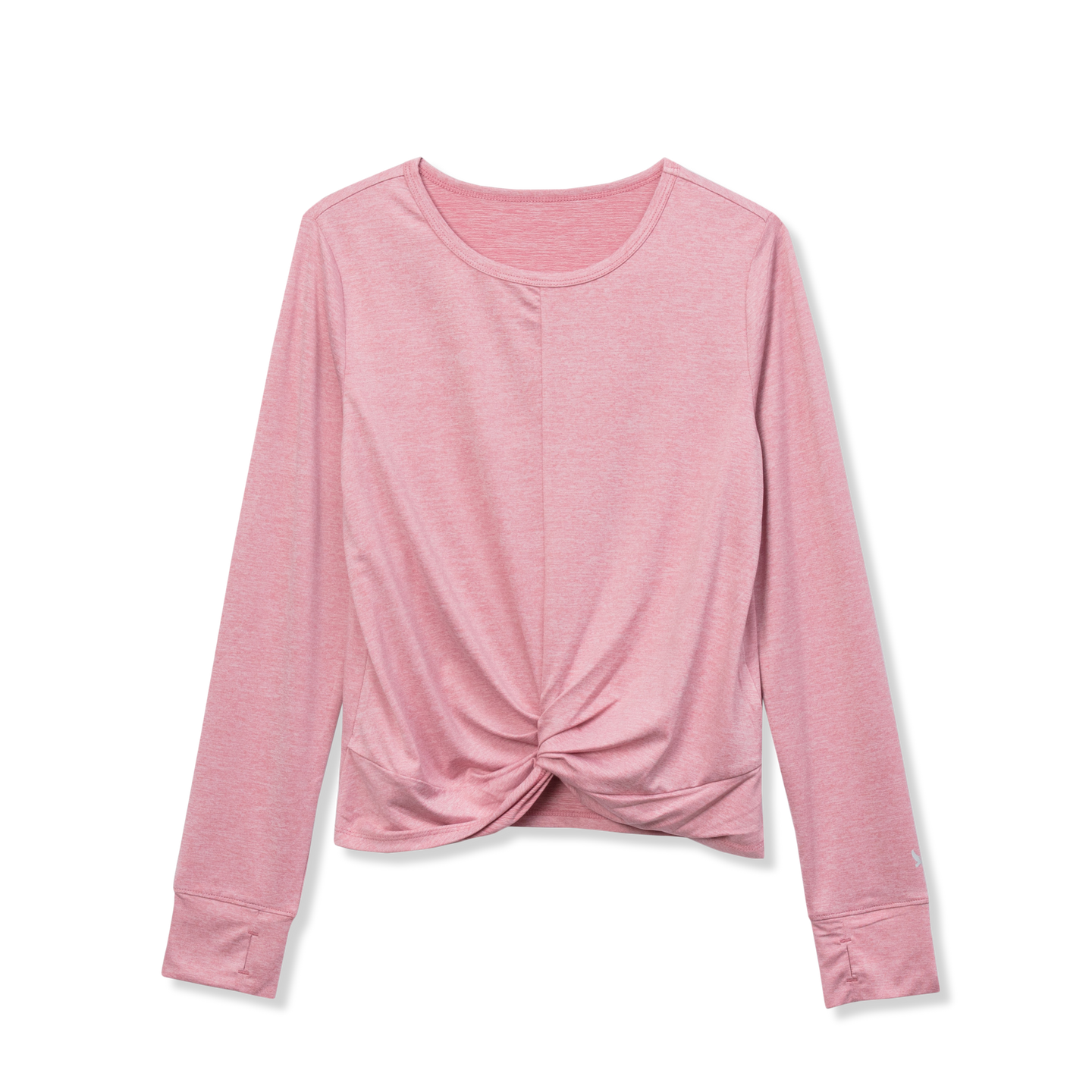 Girls Trail Twist Front LS Top