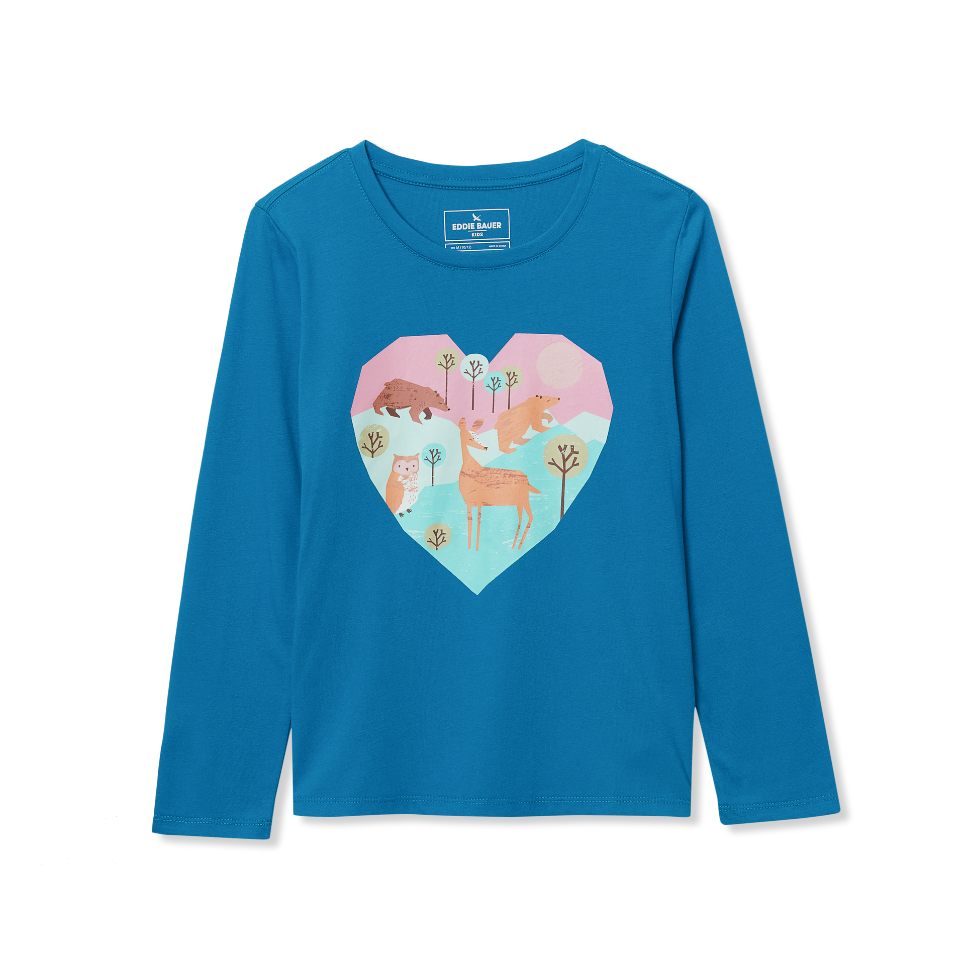 Eddie Bauer Girls Graphic Long Sleeve Tee