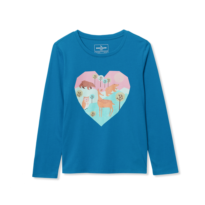 Girls Graphic Long Sleeve Tee