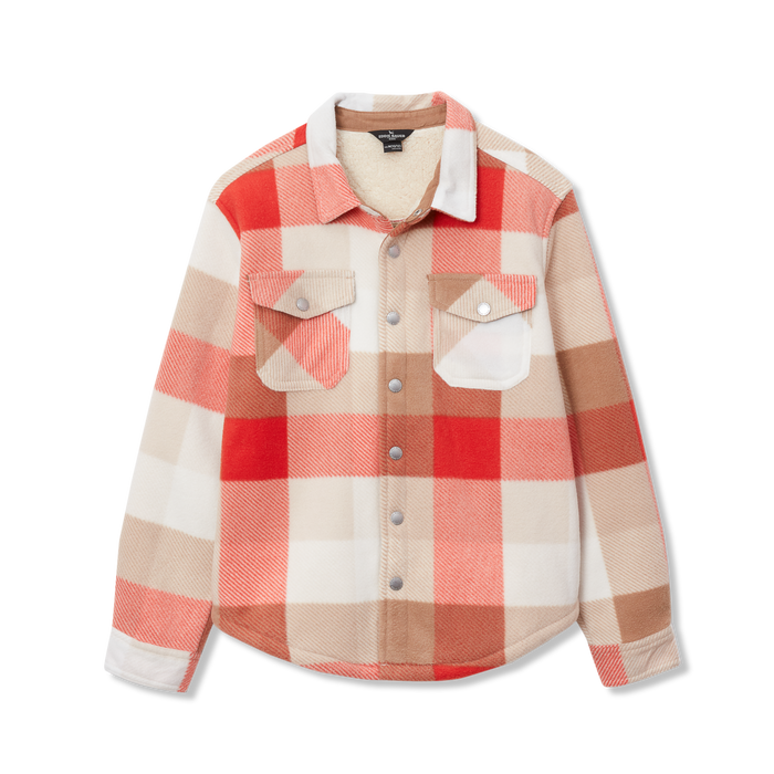 Boys Faux Shearling Shacket