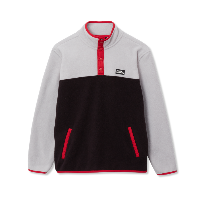 Boys Quest Fleece Snap Neck