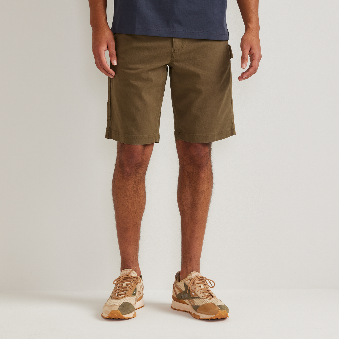 Men's Mountain Flex 2.0 Canvas Shorts-Dk Fatigue-Regular-C1