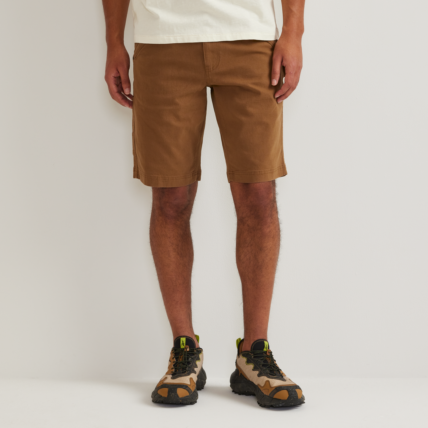 Men's Mountain Flex 2.0 Canvas Shorts-Hazelnut-Regular-C1