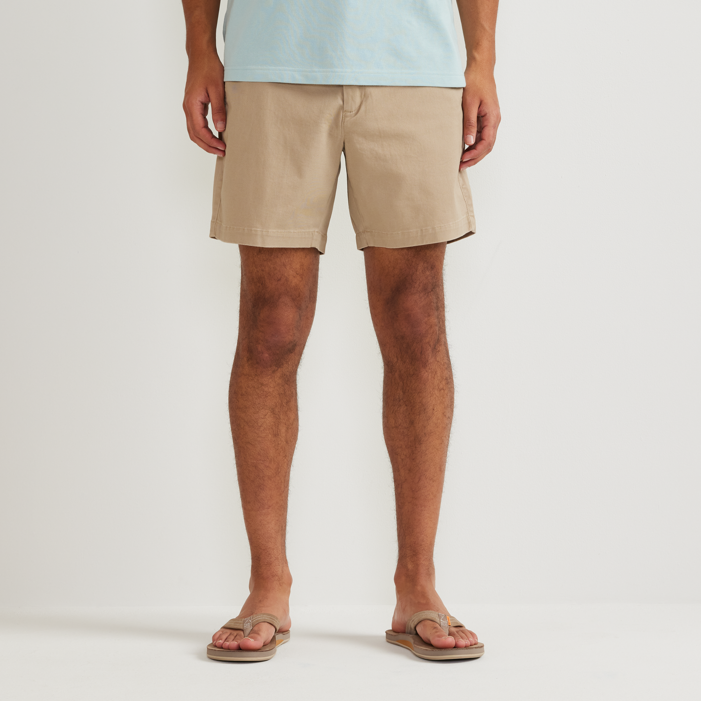Men's Legend Wash Twill Shorts-Light Khaki-Regular-C1