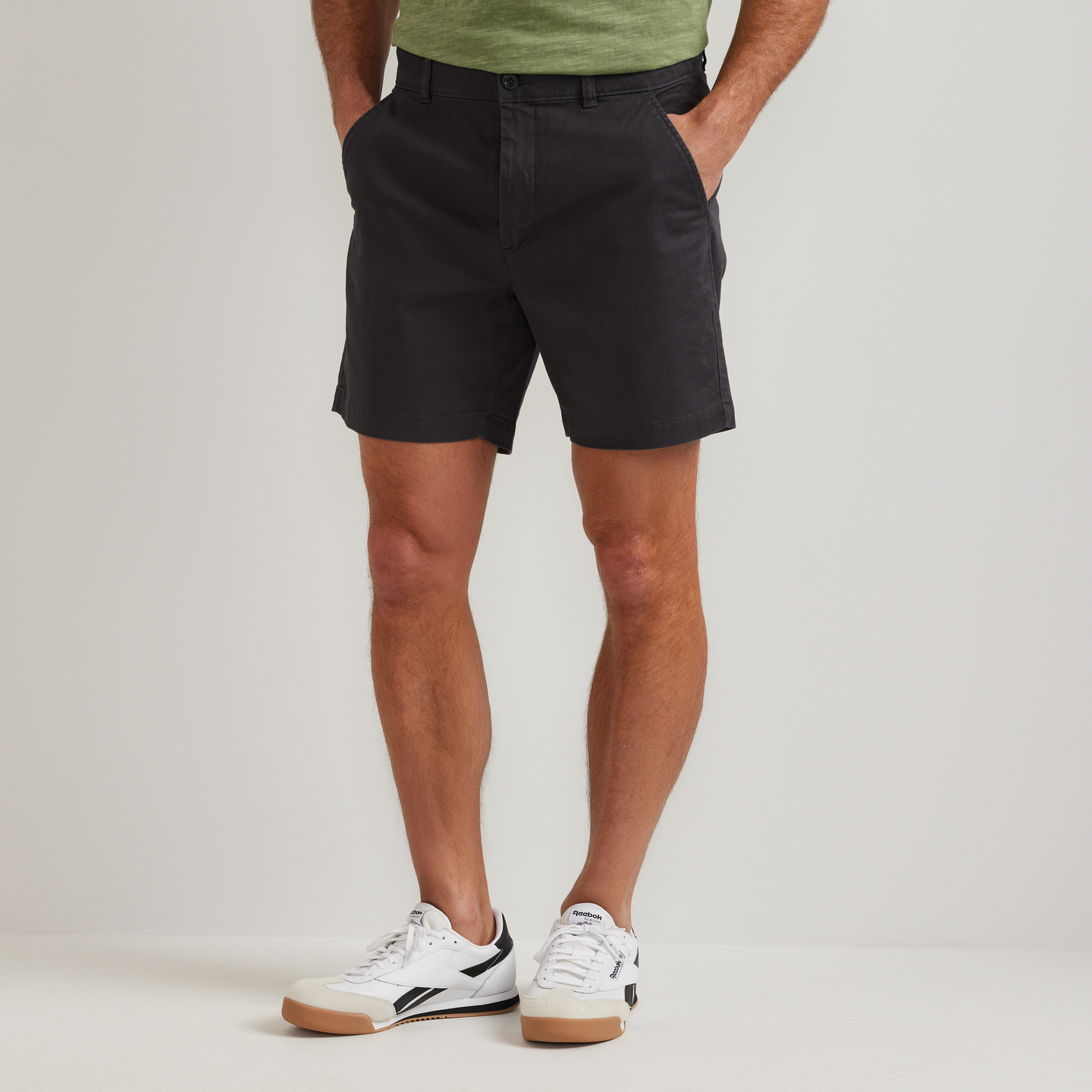 Men's Legend Wash Twill Shorts-Carbon-Regular-C1