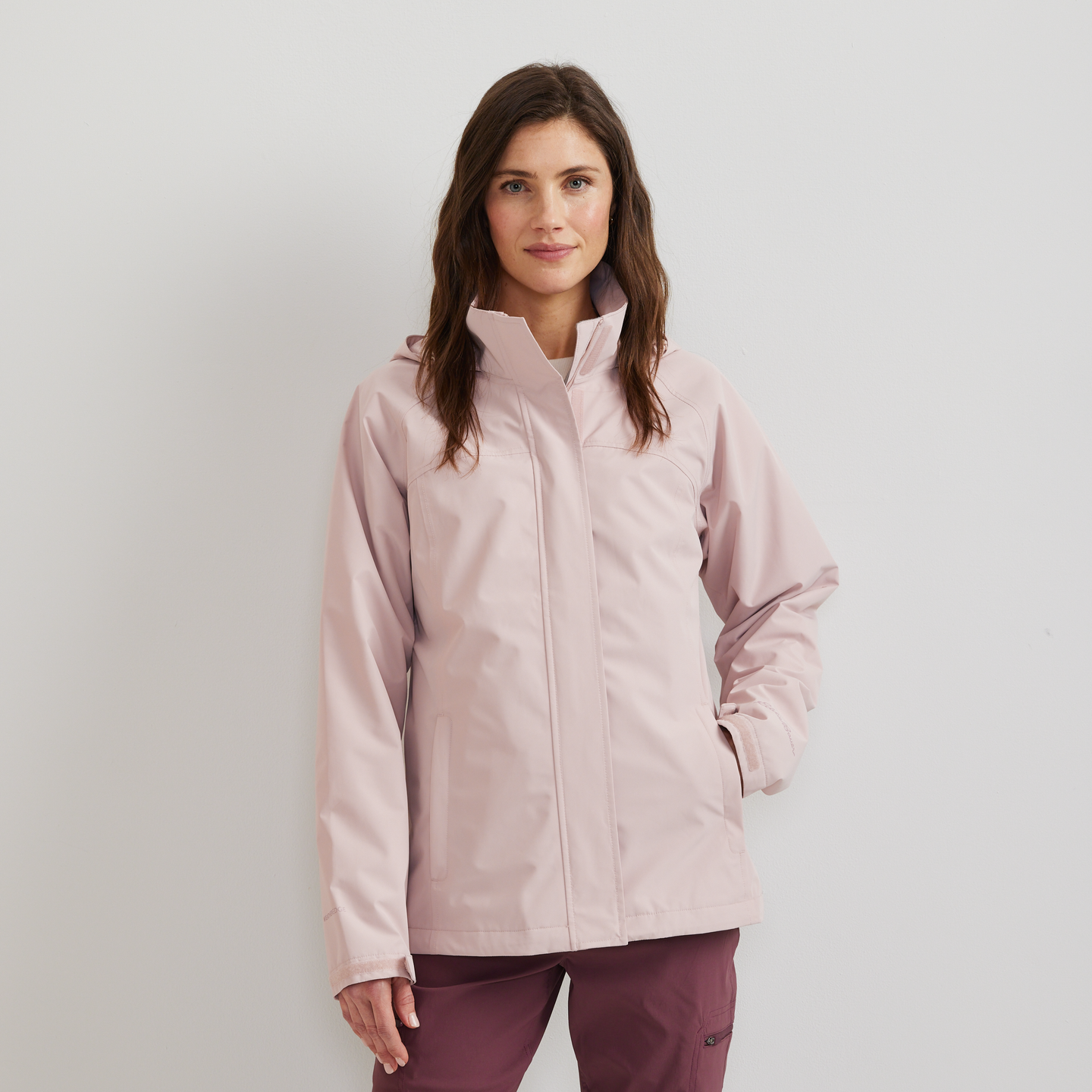 Women's Rainfoil® Waterproof Packable Hooded Rain Jacket-Calla Lily-Regular-C1