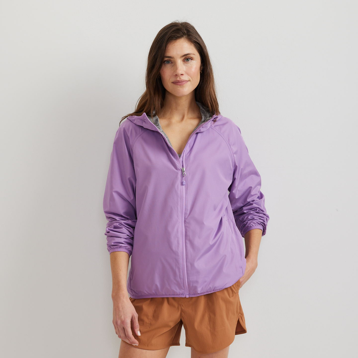 Women's Quilo Lined Windproof Wind Jacket-Hydrgea-Regular-C1