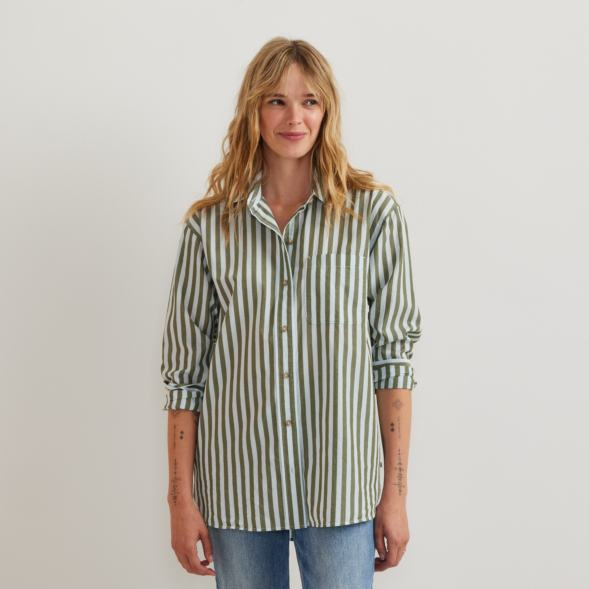 Eddie Bauer Women's Poplin Button Down Shirt