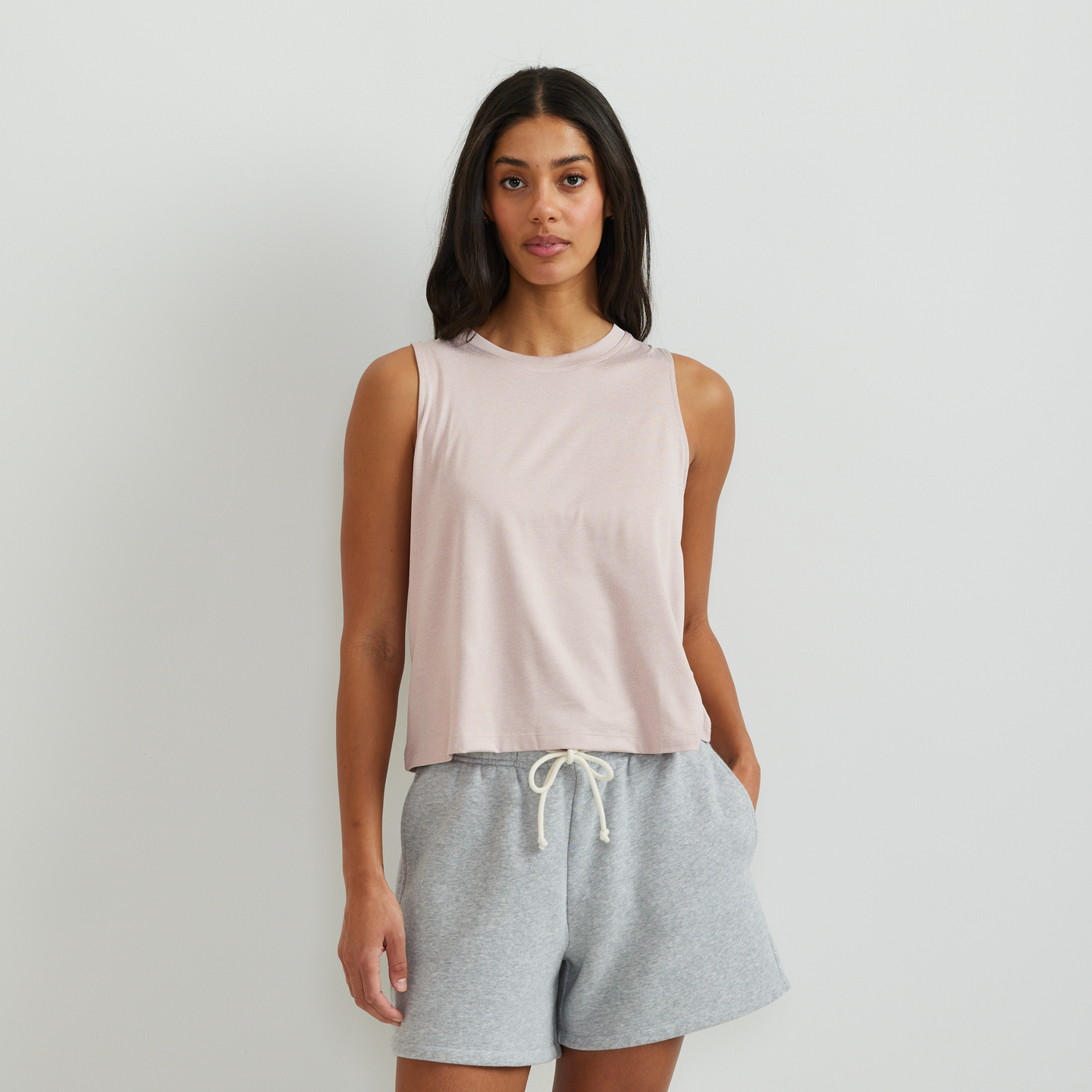 Women's Surreal Travel Tank-Calla Lily-Regular-C1