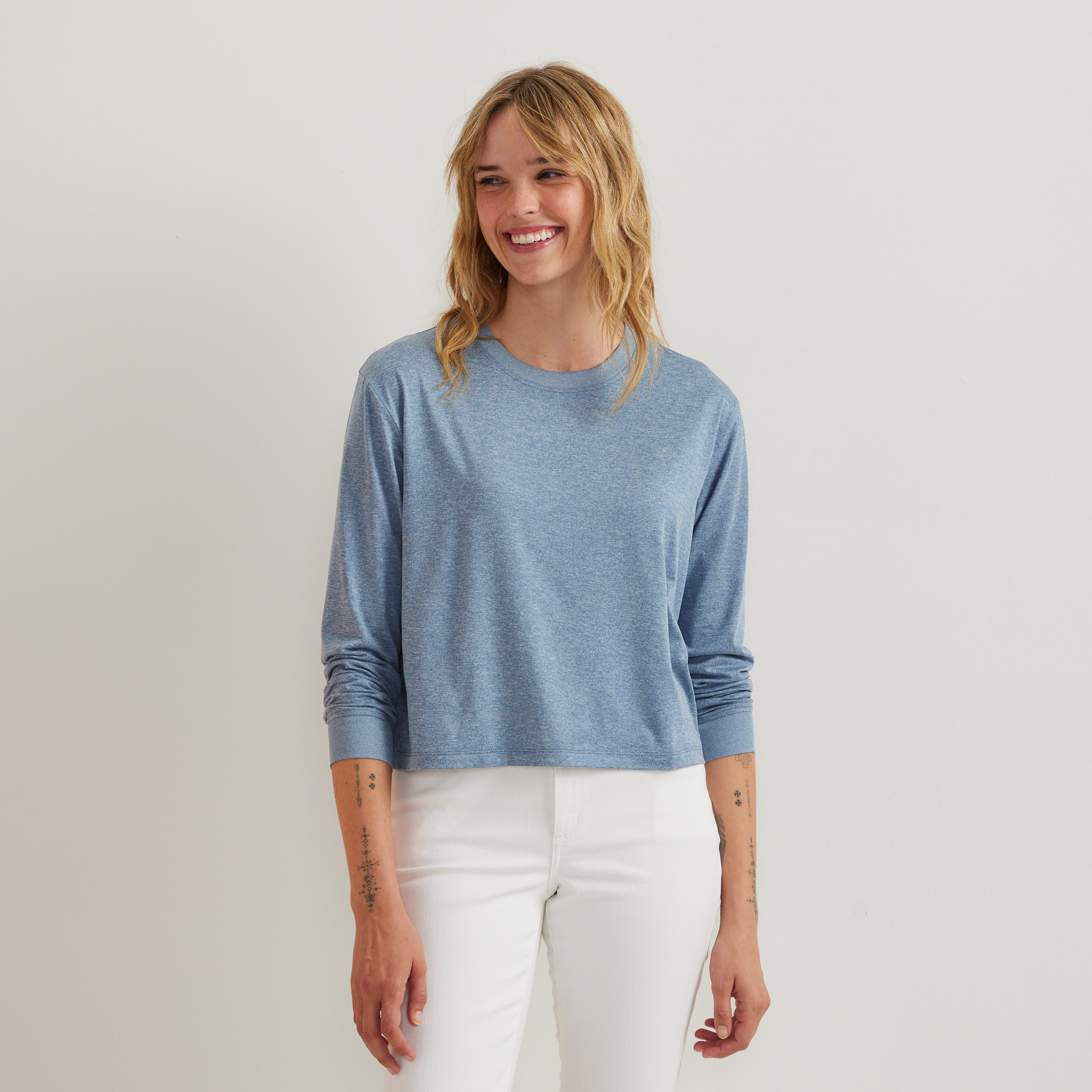 Eddie Bauer Women's Surreal Travel LS Tee