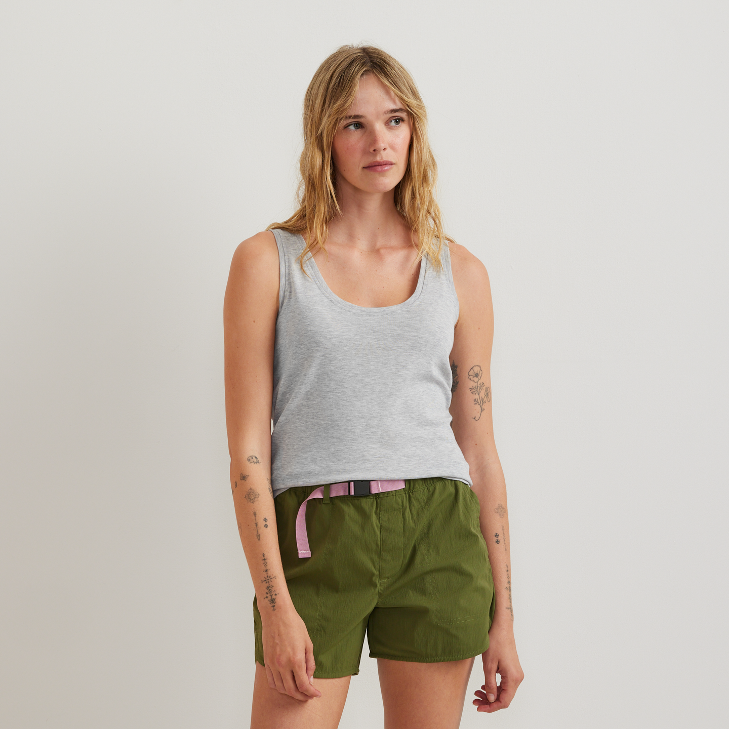 Women's Everyday Scoop-Neck Tank-Lt Htr Gray-Regular-C1