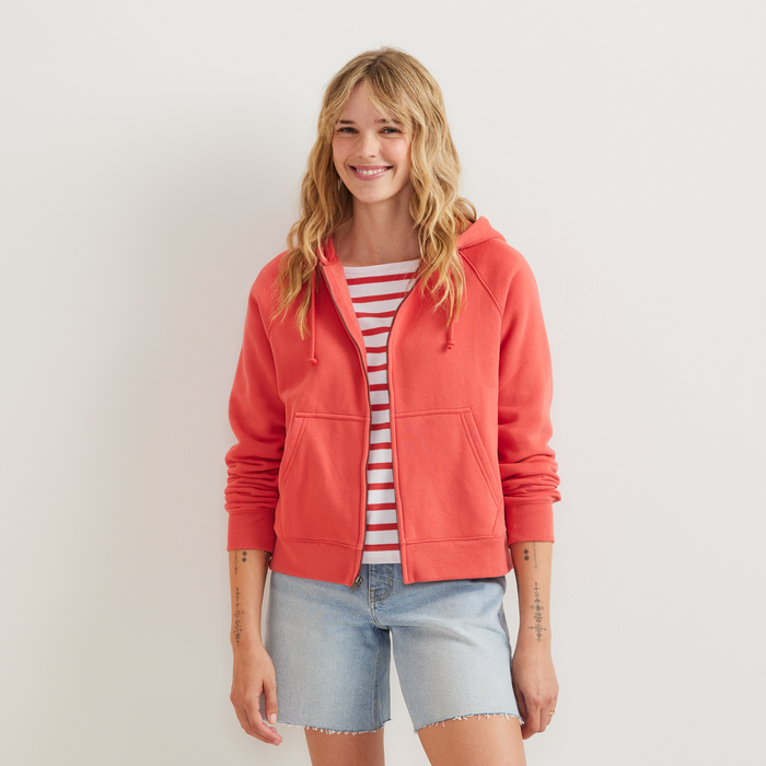 Women's Vintage Soft Full-Zip Hoodie