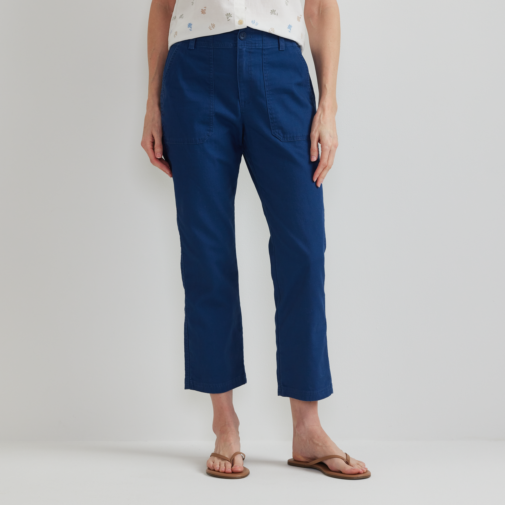 Eddie Bauer Women's Utility Canvas Kick Crop