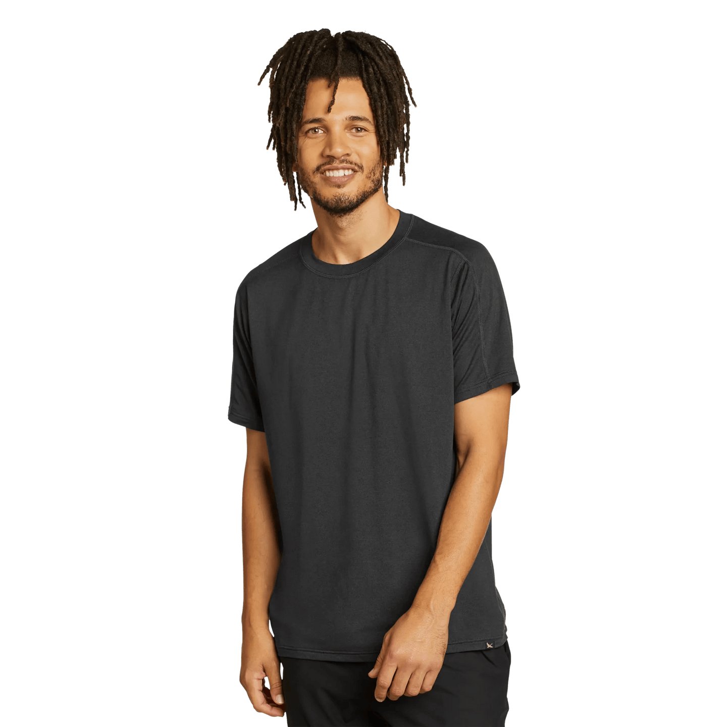 Men's Mountain Trek Short-Sleeve T-Shirt-Charcoal Htr-Regular-3