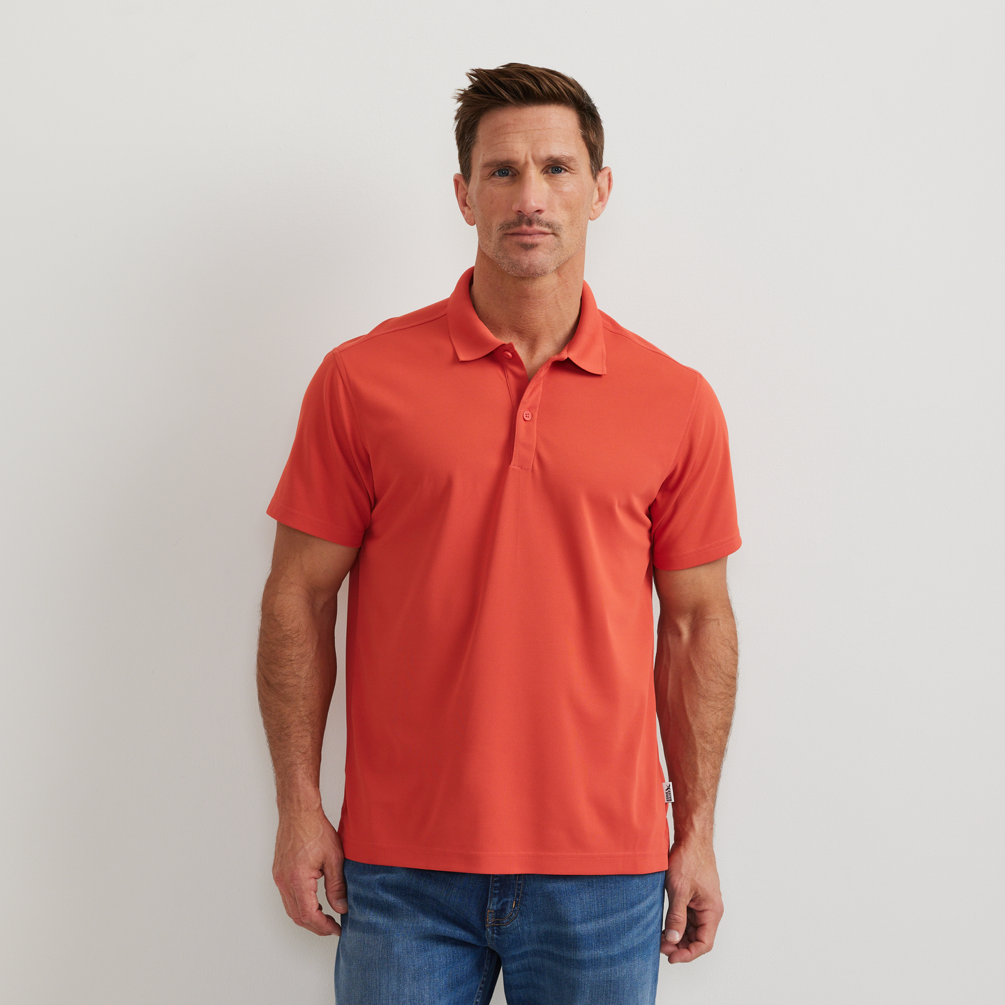 Men's SS Fairway Polo-Rhubarb-Regular-C1