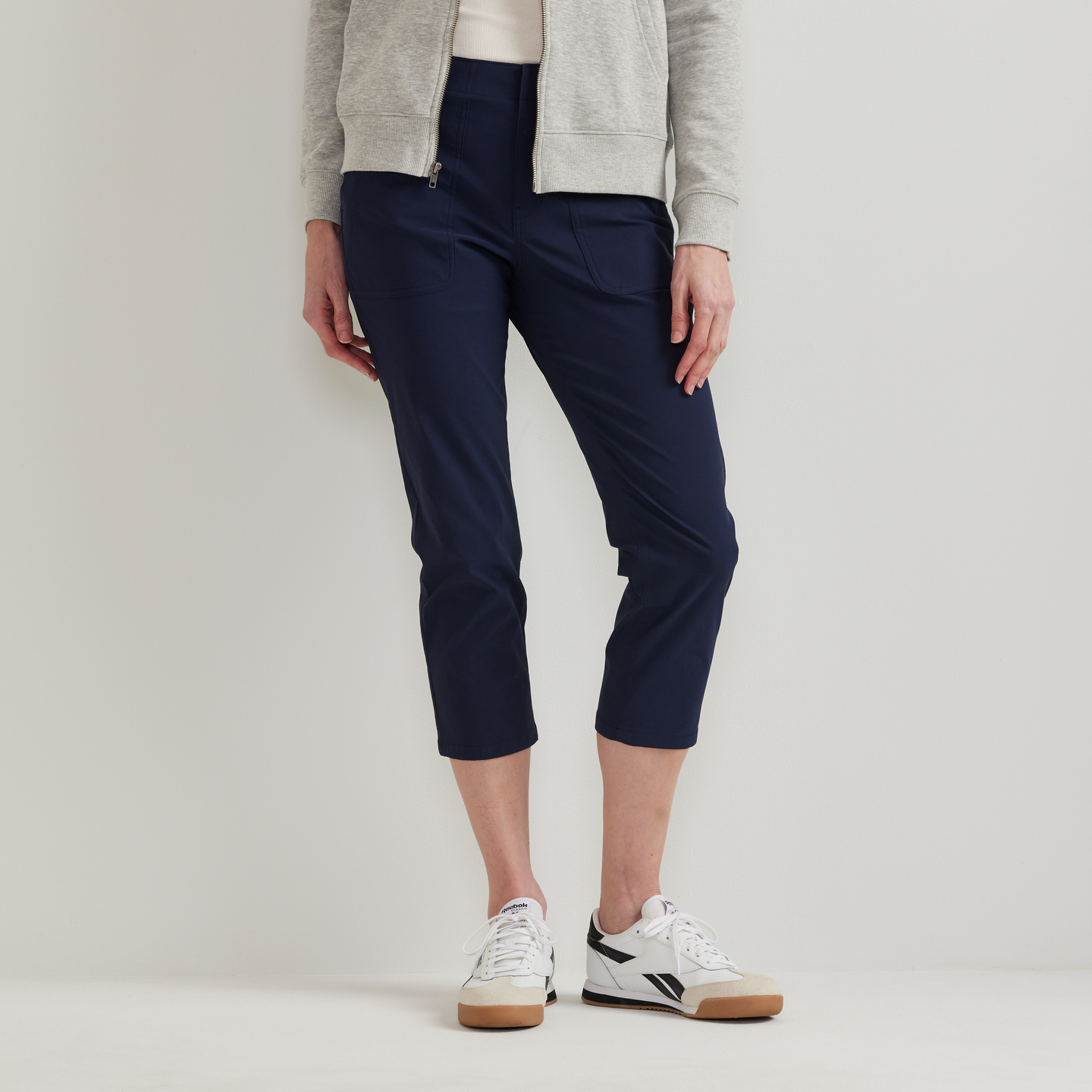 Women's Horizon High-Rise Straight Leg Cropped Pants-Atlantic-Regular-C1