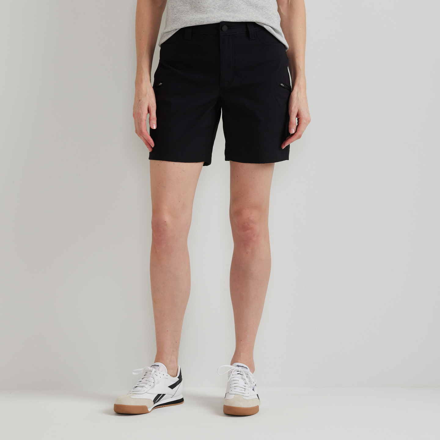 Women's Guide Pro High Rise Shorts-Black-Regular-C1