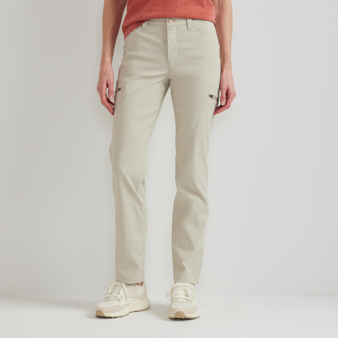 Women's Guide Pro High Rise Pants-Pumice-Regular-C1