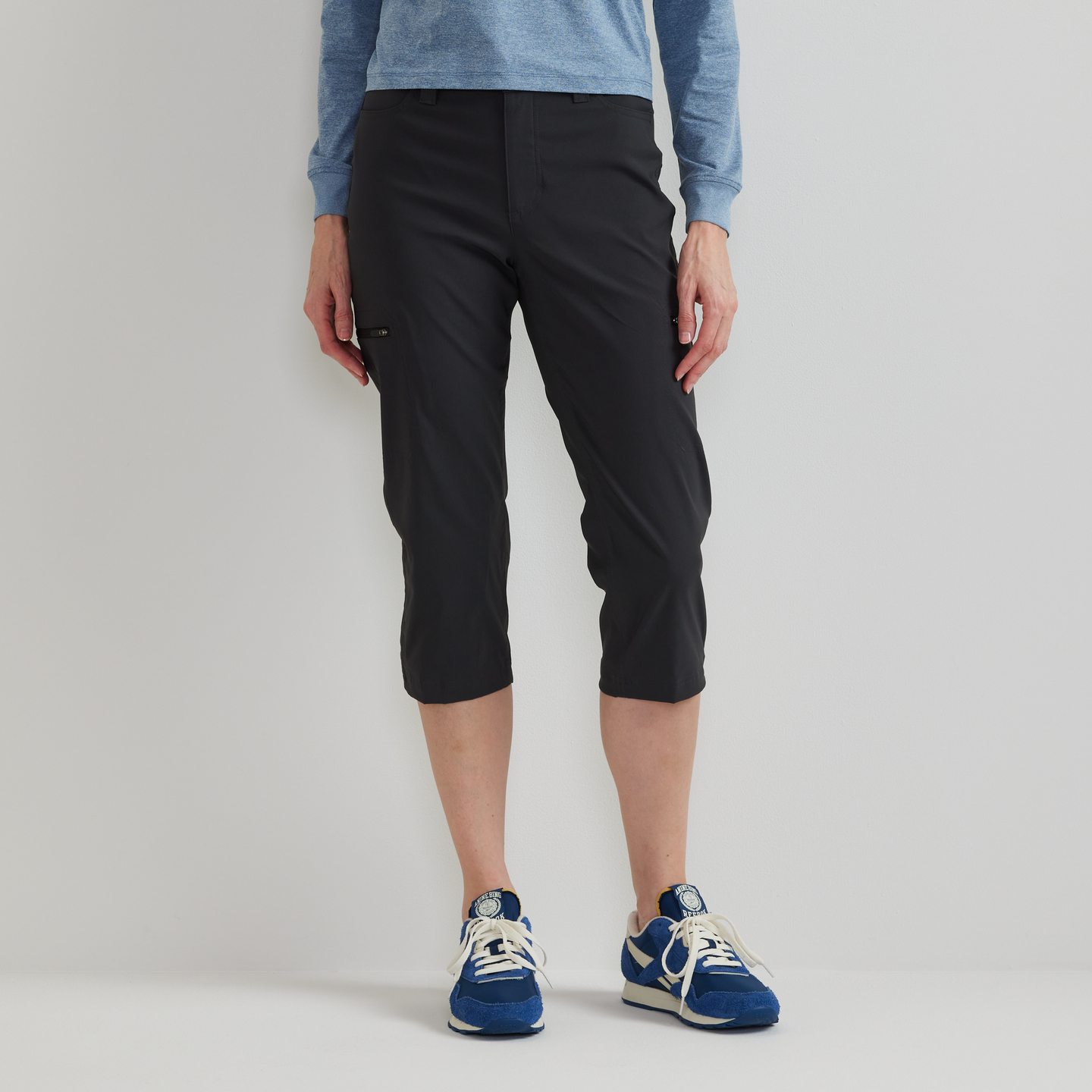 Women's Guide Pro High Rise Capri-Carbon-Regular-C1