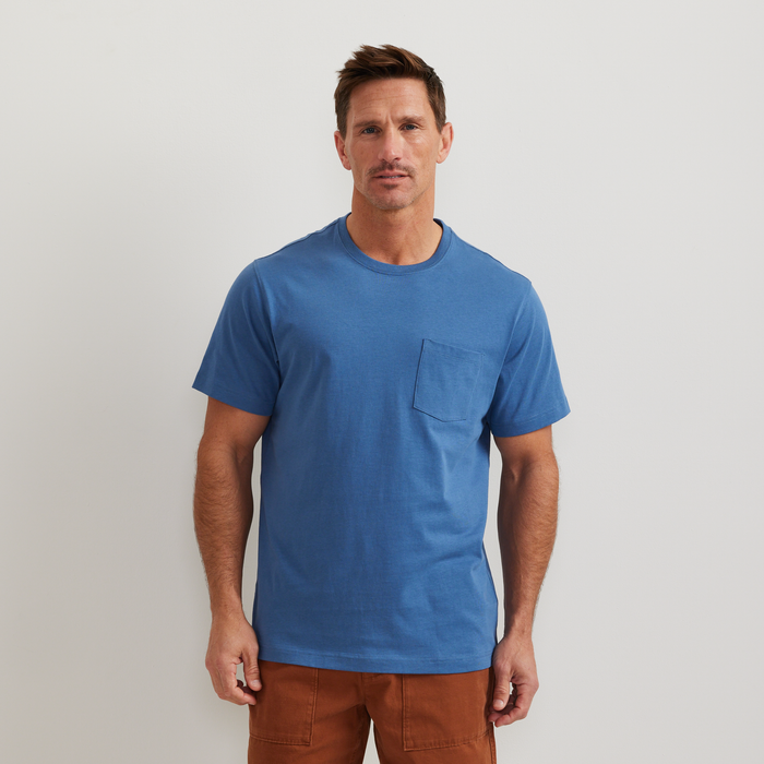 Men's Legend Wash 100% Cotton Short-Sleeve Pocket T-Shirt