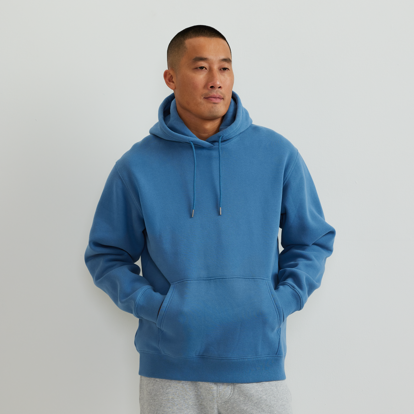 Men's Vintage Soft Pullover Hoodie-Tile Blue-Regular-C1