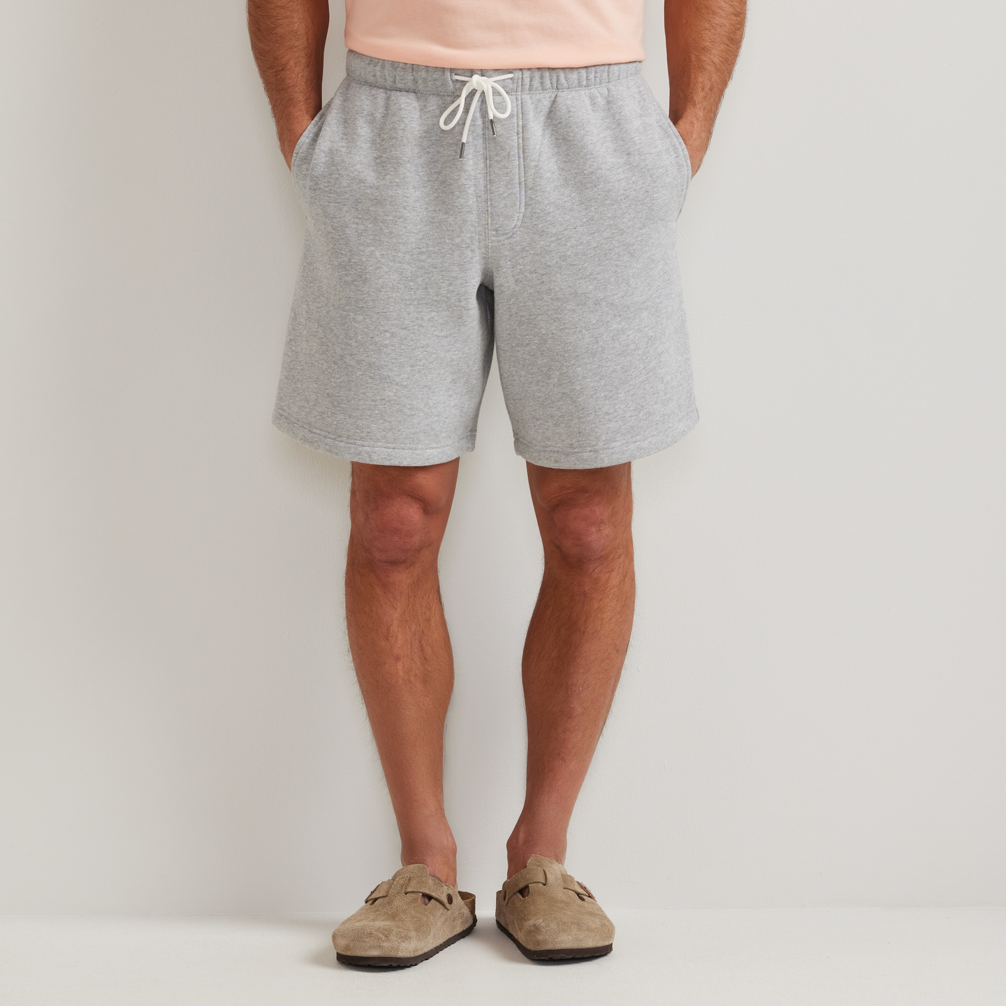 Men's Vintage Soft Shorts - 9"-Htr Gray-Regular-C1