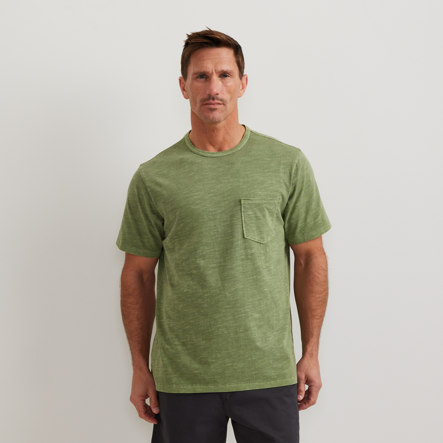 Men's Sunwashed Cotton T-Shirt-Palm-Regular-C1