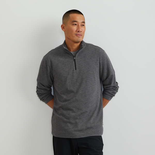 Eddie Bauer Men's LS Journey Modal Knit Qz