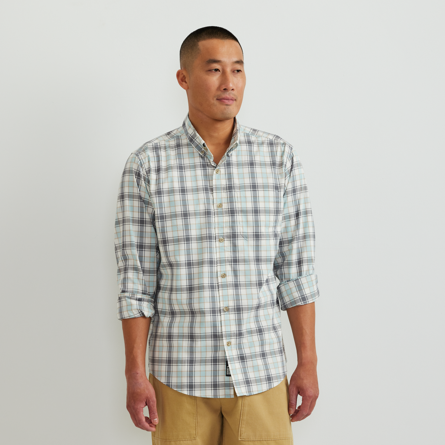 Men's Voyager Flex Long-Sleeve Shirt-Aquamarine-Regular-C1