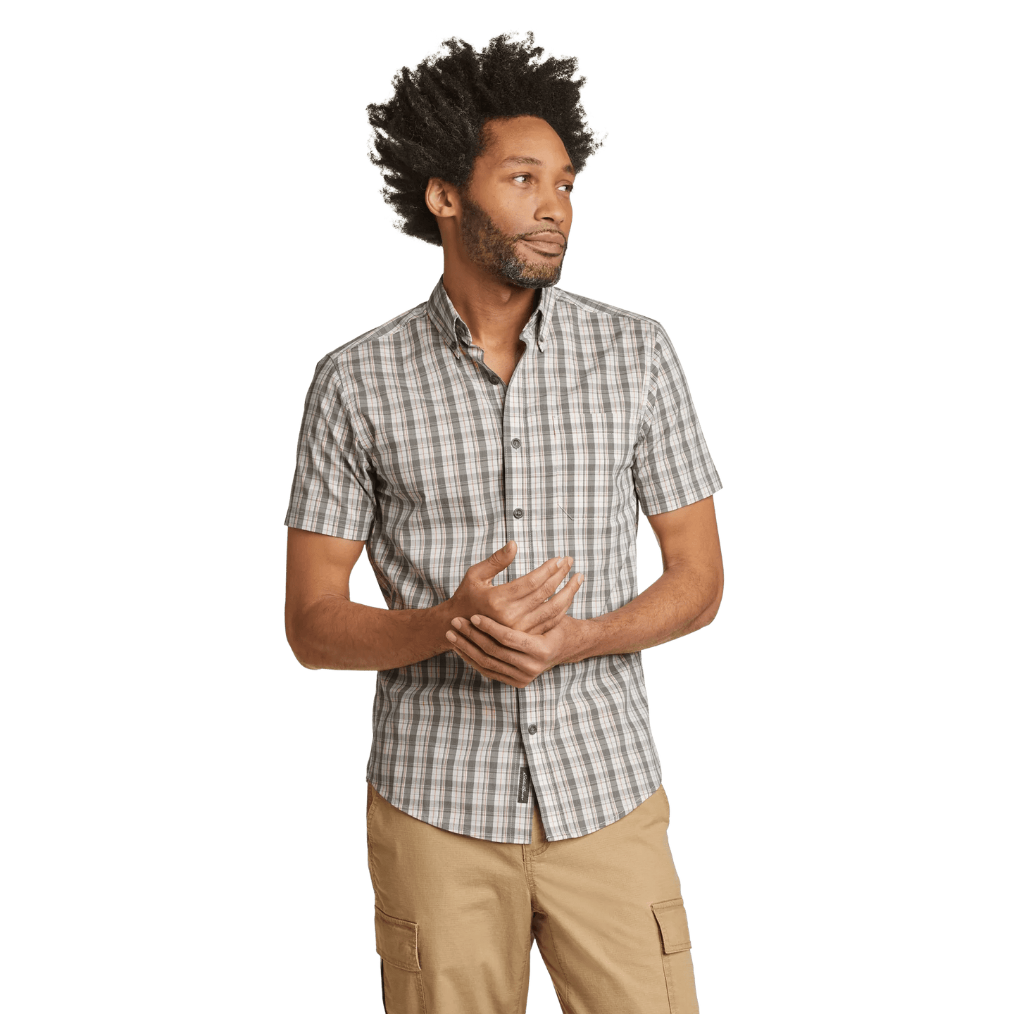 Eddie Bauer Men's Voyager Flex Short-Sleeve Shirt Eddie Bauer Men's Voyager Flex Short-Sleeve Shirt